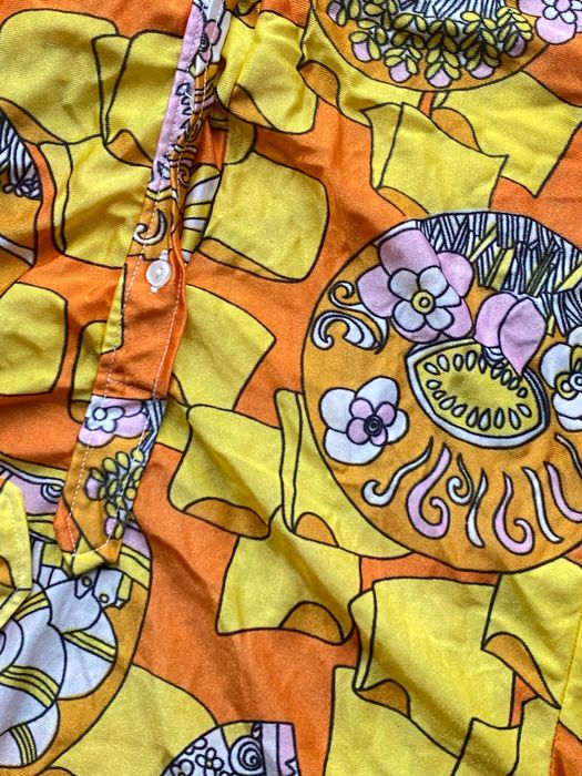 вінтаж яскрава блузка 1970’s