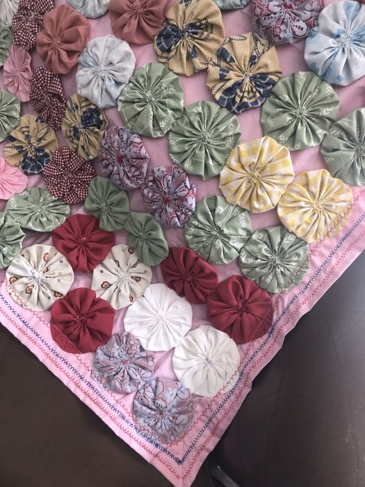 Manta em trabalho “Fuxico”