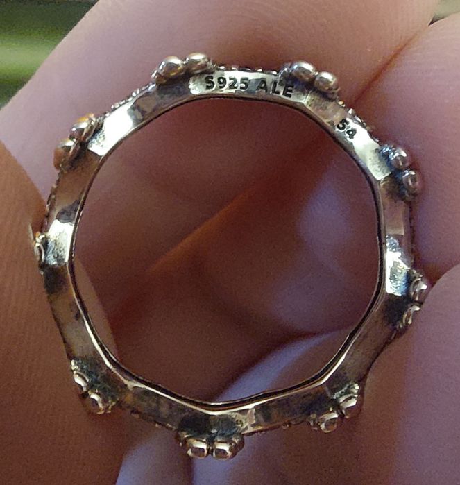 Каблучка  "квіткова корона "від Pandora