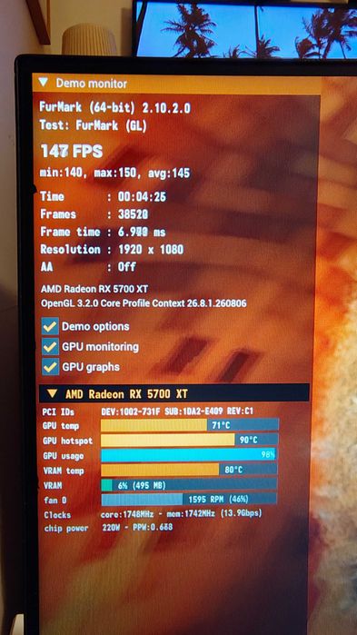 Radeon Sapphire RX 5700 XT NITRO+ OC 8GB GDDR6 OC dual HDMI dual DP