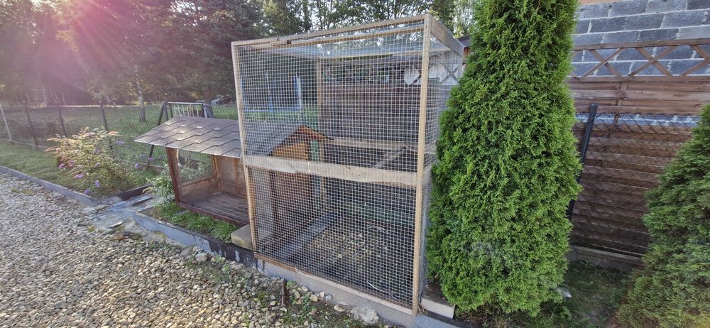 Woliera dla ptaków / odchowalnik dla drobiu