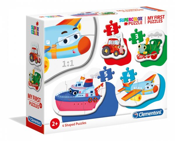 Puzzle 2-3-4-5 Moje Pierwsze Puzzle Środki Transportu