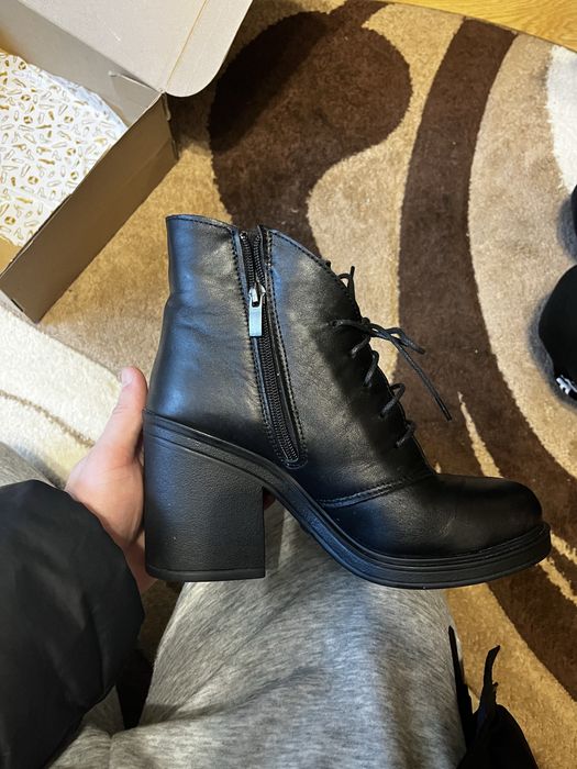 Черевички зимові жіночі натуральні шкіра 37 розмір