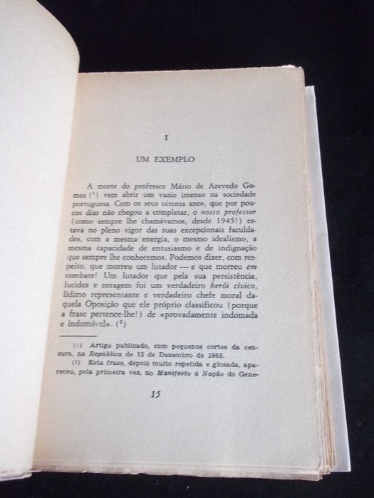 Livro Escritos Políticos Mário Soares 1969
