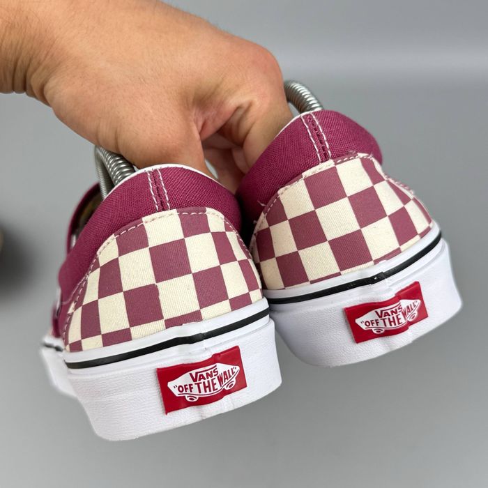 Vans Slip On Checkerboard кеди кросівки кеды кроссовки обувь взуття черевики для міста класичні повсякденне універсальні ванс олд скул сліпон слипоны