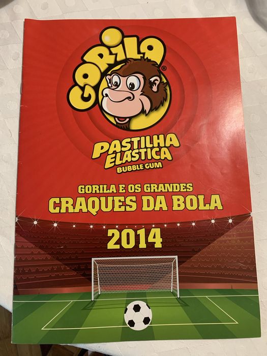 Caderneta e cromos Gorila por colar