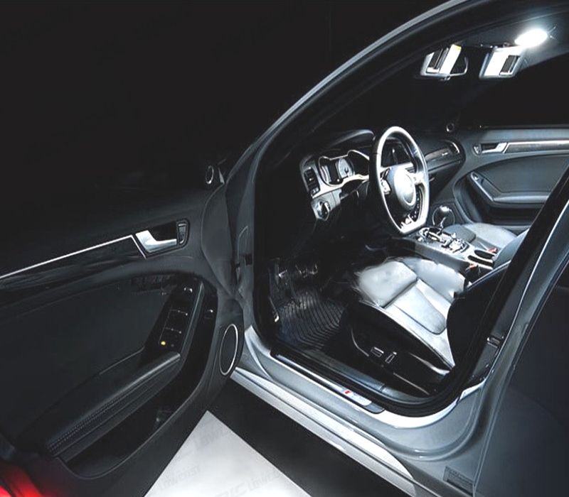 KIT COMPLETO 18 LAMPADAS LED INTERIOR AUDI A4 S4 B8 AVANT 09-15