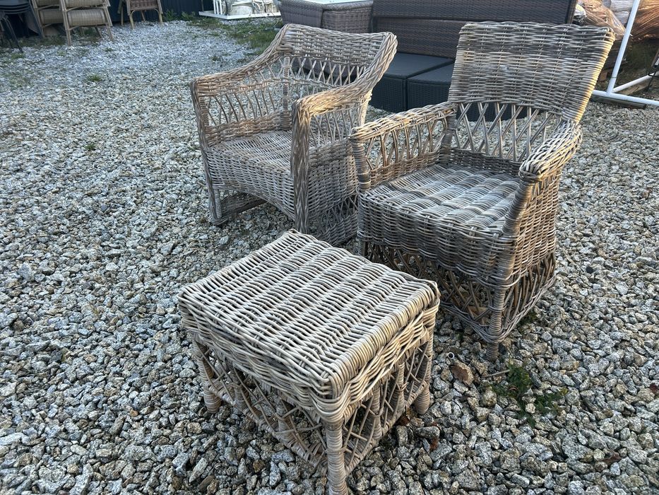 Komplety ratanowe zestawy fotele kanapy