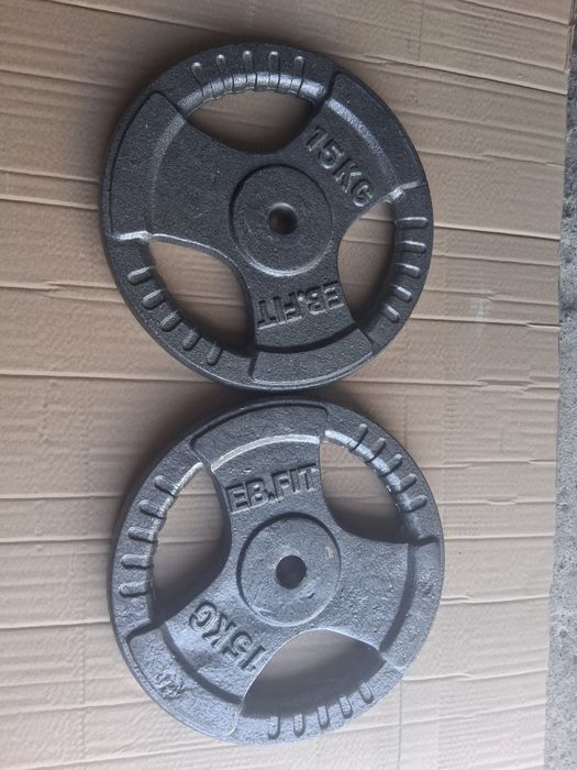 Obciążenie żeliwne kierownice 2x 15 kg Siłownia domowa