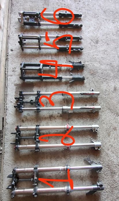 Вилки на різні мото ..