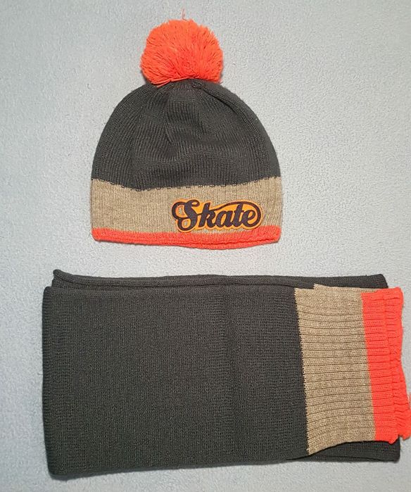 Zestaw zimowy: czapka i szalik dla dziecka