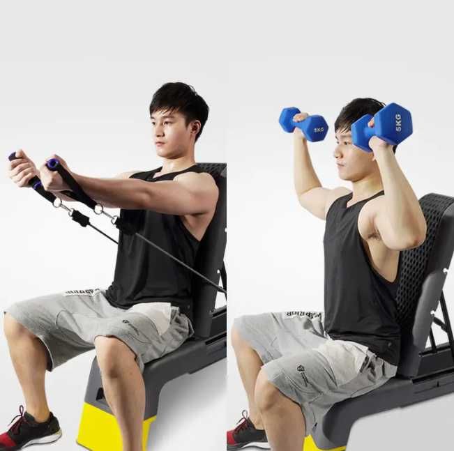 Степ платформа + еспандери фітнесу аеробіки Тренажер Лава жиму Степпер