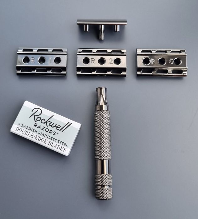 Бритва Rockwell 6 C Gunmetal + леза