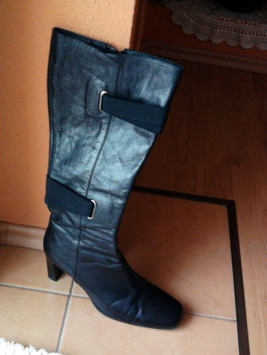 Piękne skórzane włoskie kozaczki - VERONELA 39 /25,5 cm !!!