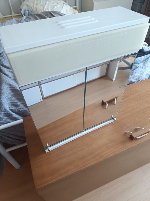 Armário de parede com espelho para casa de banho/ wc