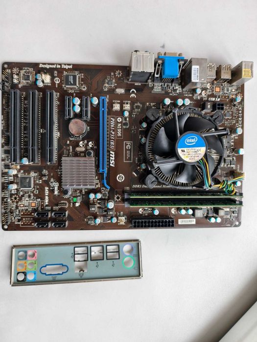 Комплект! MSi PH61-P33 (b3) + i3-2100 + 8gb ddr3!