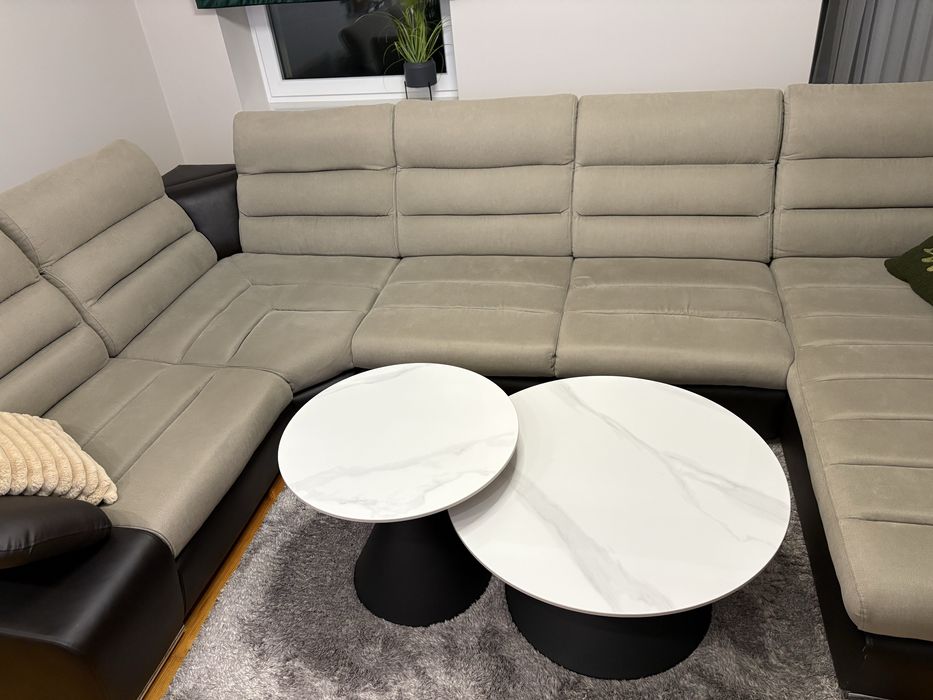 Narożnik brazowa eko-skora