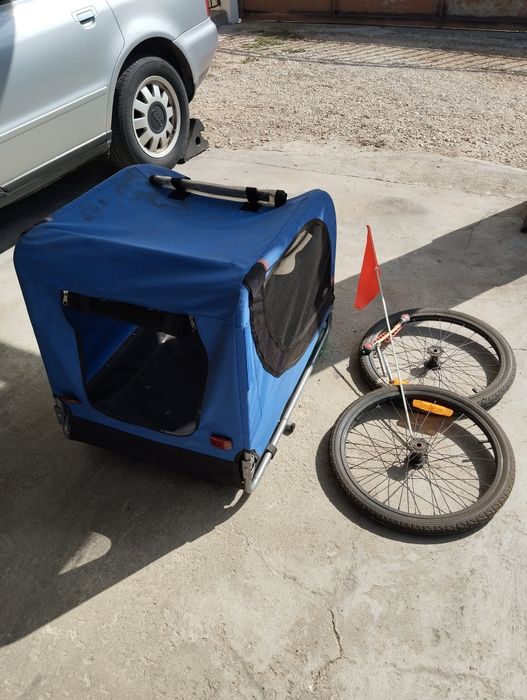 Atrelado  de Bicicleta para cachorro.