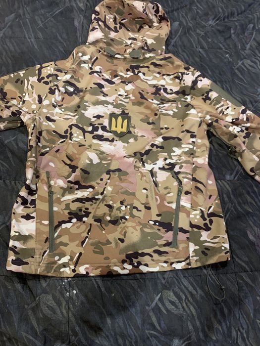 Куртка тактическая Soft Shell камуфляж