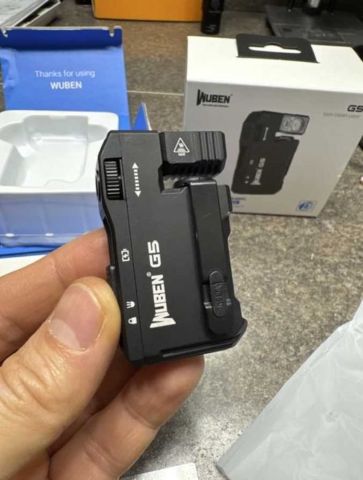 EDC ліхтарик WUBEN G5 400 люмен RGB Яскраве світло