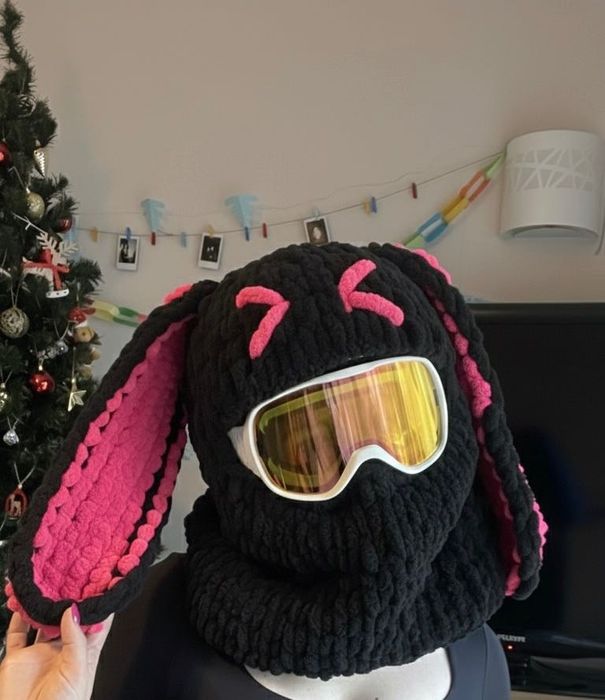 Kominiarka na kask, balaclava królik, żabka, korek, miś