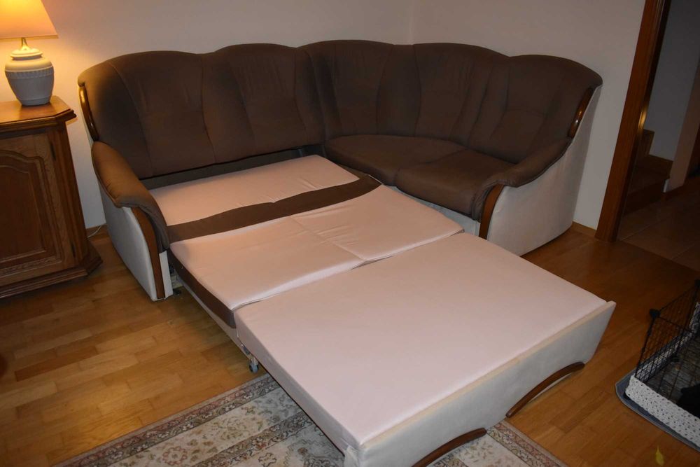 Narożnik z funkcją spania