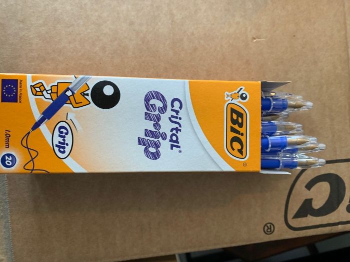 Canetas BIC azul