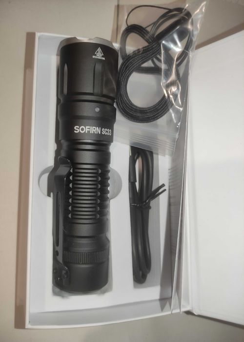 Sofirn sc33 Фонарь карманный тактический  5200lm полный комплект