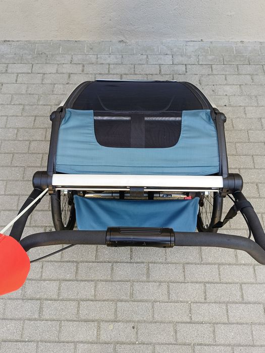 Thule Chariot Cross 2 double - dodatkowy hamulec w rączce
