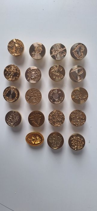 Pieczęć lakowa odbicie pieczątka lak ślub