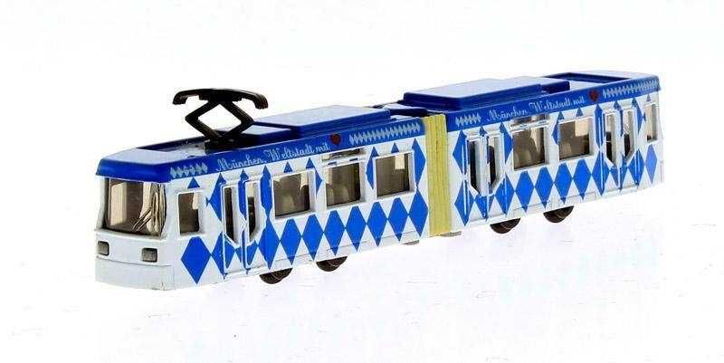 Miniatura Siku de Elétrico duplo de Munique
