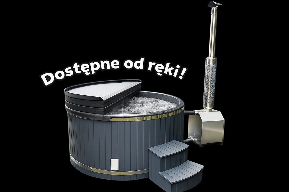 Nowa Jacuzzi Balia Ogrodowa z piecem zewnętrznym. . Od ręki