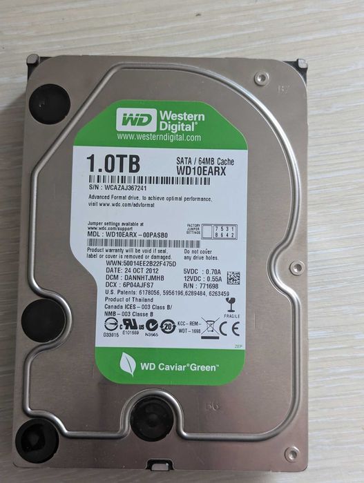 SSD Samsung 850 Pro 512GB,  HDD WD 1TB Green