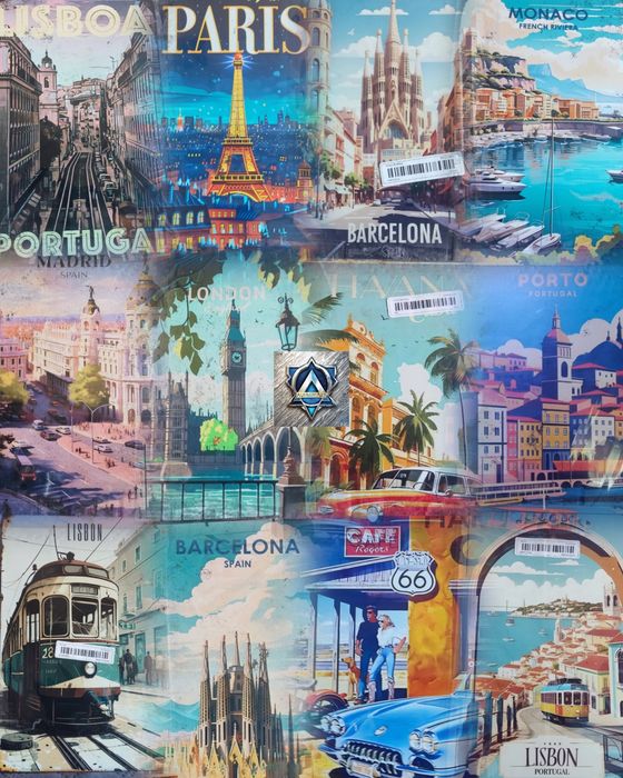 Placa Metálica (alumínio) c\ 20x30cm