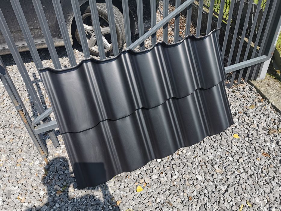 Blachodachówka  Budmat Venecja Xmat Czarna