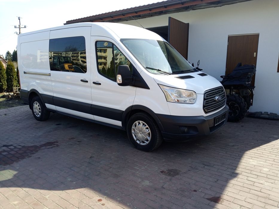 Ford Transit mk8 2.0 brygadowka 7 osobowy niski przebieg 118tys