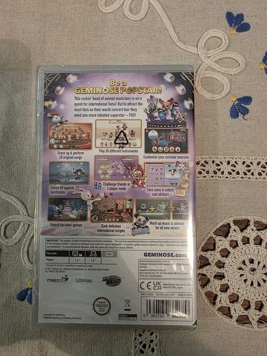 Geminose Animal Popstars - Novo Selado - Nintendo Switch