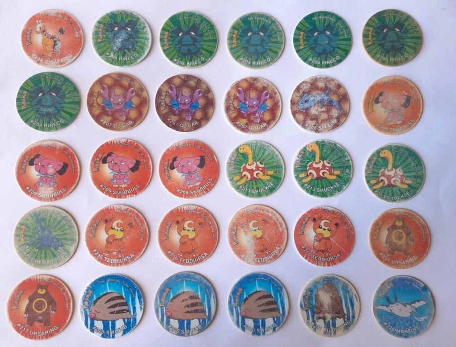 Pokemon Tazos 3 - venda à unidade