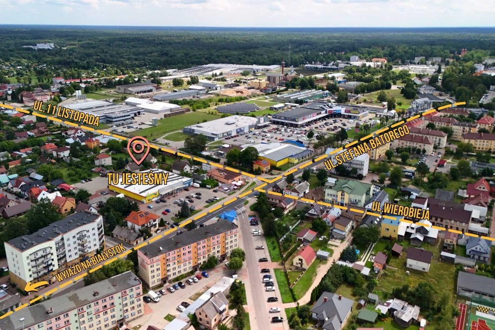 Lokal 65 m² na wynajem w PSS Społem Hajnówka - Promocja !