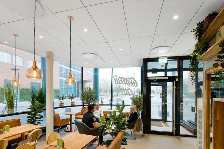 Sufity podwieszane, armstrong, kasetonowe, OWA Rockfon Ecophon