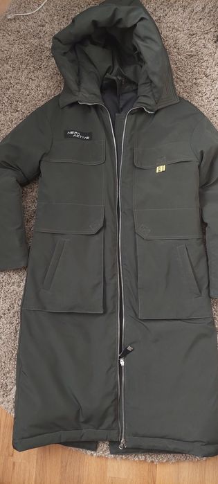 Зимове пальто довге