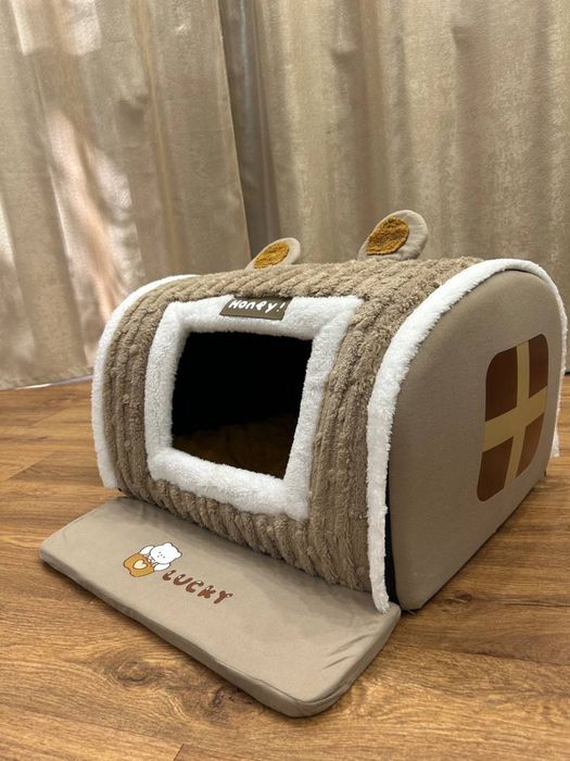 Домик лежанка для кота Лежанка для кошек Домик для собак Лежанка