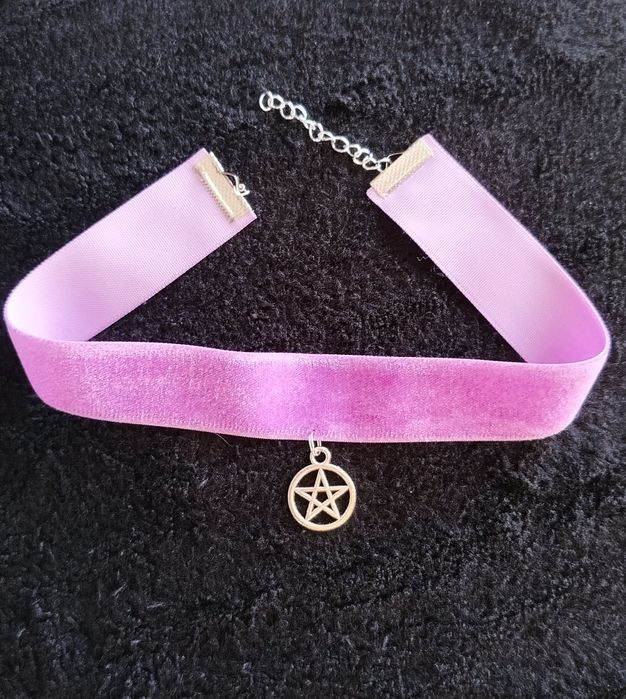 Choker pentagram czoker goth witch alternatywka emo punk alternative