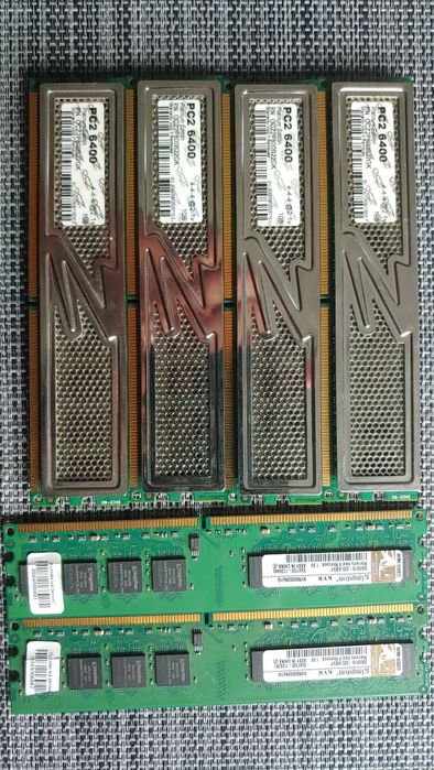 Pamięć ram OCZ Kingstone 6GB (6x1) DDR2 OCZ2P800R22GK KVR800D2N6/1G