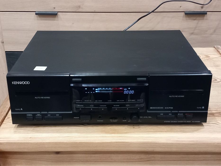 Kenwood kx-w4080 odtwarzacz magnetofon  dwu kasetowy
