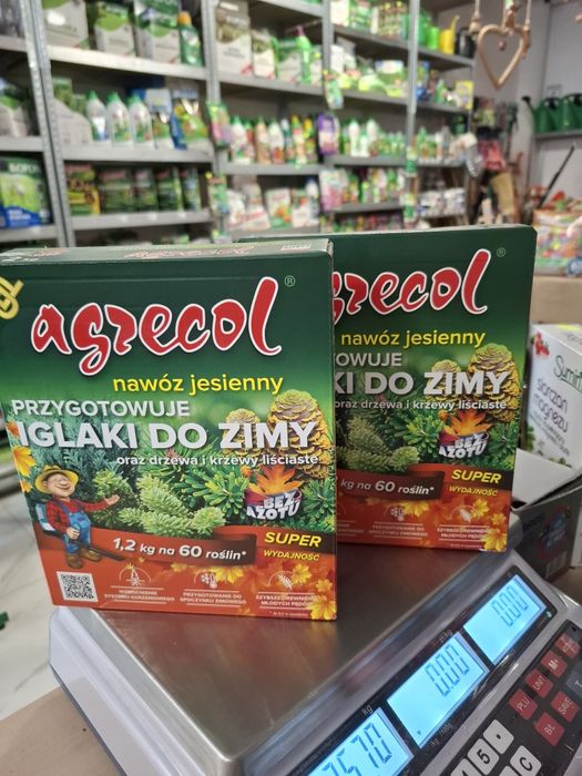 Nawóz jesienny przyg. iglaki do zimy drzewa i krzewy 1,2 kg  2 op