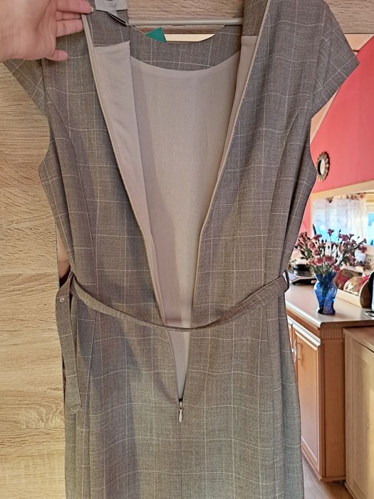 Nowa z metką elegancka sukienka z paskiem hm h&m rozmiar xl l święta B