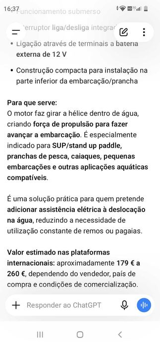 Hélice 179€+ Escada de Oferta. Oportunidade