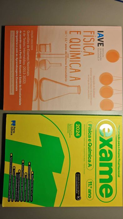 Preparação para o Exame Final 2024 - Física e Quimíca + IAVE - Física e Química A 10º e 11º – Pack