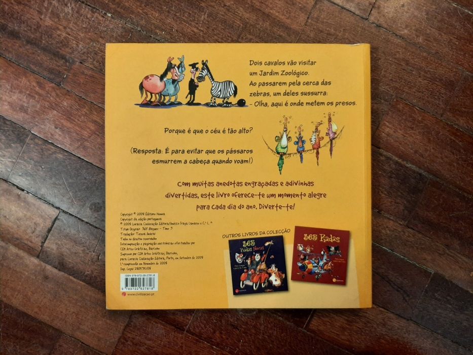 Livro para crianças 365 piadas